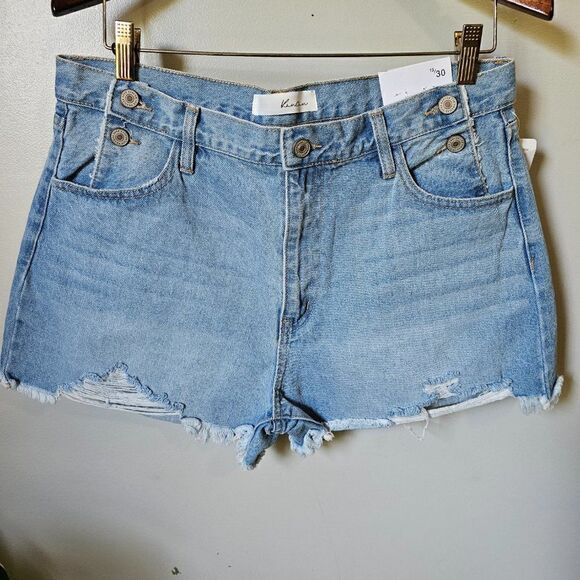 NWT KANCAN RAW HEM SHORT SHORTS SIZE 13/30 - Picture 1 of 12